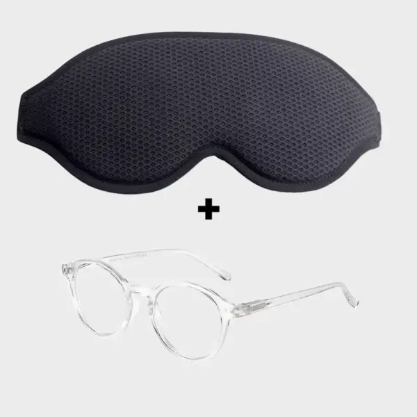 Super Sovemaske og Blue Light Day Transparens